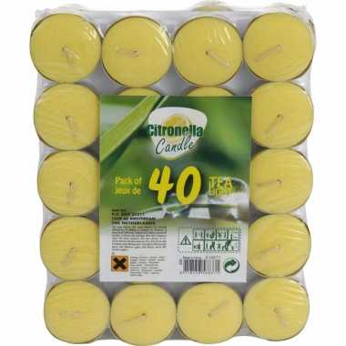 120x citronella theelichtjes/theelichtjes