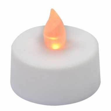 16x stuks led theelichten/theelichten wit