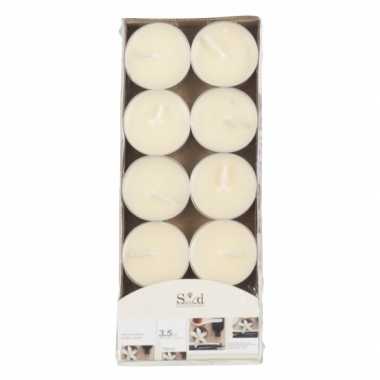 Geur theelichtjes vanille creme 10 stuks