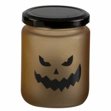 Halloween LED theelicht oranje