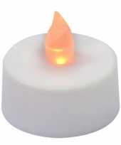 16x stuks led theelichten theelichten wit