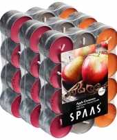 72x geurtheelichtjes apple cinnamon 4 5 branduren