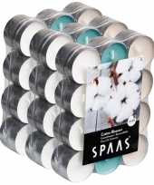 72x geurtheelichtjes cotton blossom 4 5 branduren