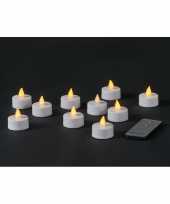 Led theelichtjes theelichtjes met afstandsbediening 10 stuks
